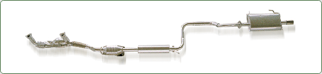Muffler, Exhaust Pipes, Fuel Tanks